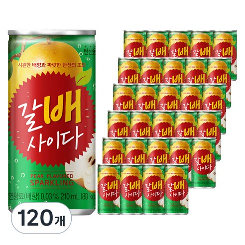 해태htb 갈배사이다, 210ml, 120개
