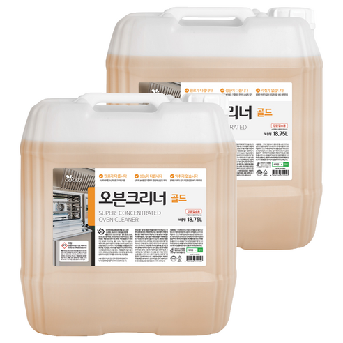 코코즈 오븐크리너 골드, 18.75L, 2개