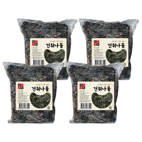 오케이 건취나물, 100g, 4개