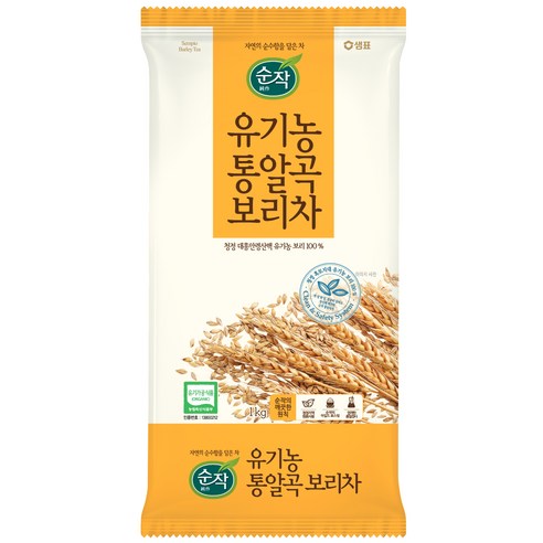 순작 유기농 통알곡 보리차, 1kg, 1개입, 1개
