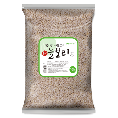 건강한밥상 국산 늘보리쌀, 10kg, 1개