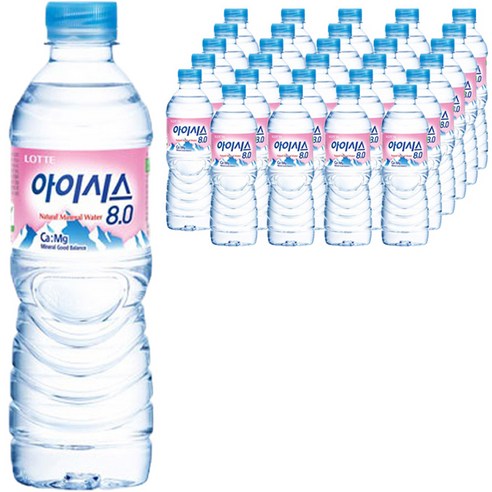 아이시스 8.0 생수, 500ml, 40개