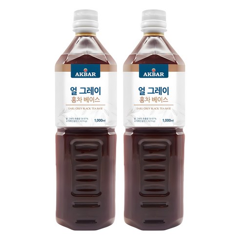 아크바 얼 그레이 홍차 베이스, 1L, 2개