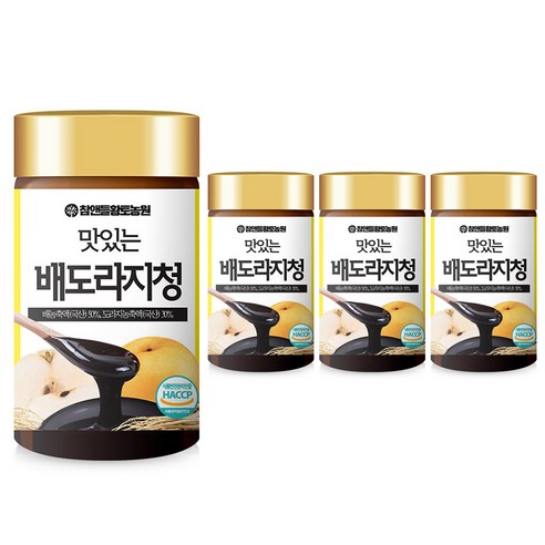 참앤들황토농원 맛있는 배도라지청, 4개