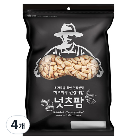 넛츠팜 튀김땅콩, 800g, 4개