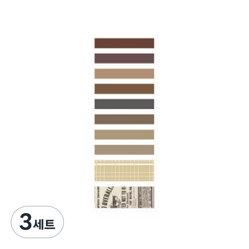 온업 DIY 다이어리 꾸미기 테이프 세트 ST25, 타입3, 3세트