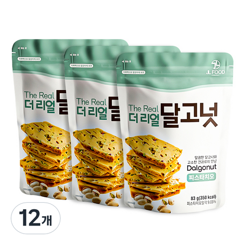더리얼 달고넛 피스타치오, 83g, 12개
