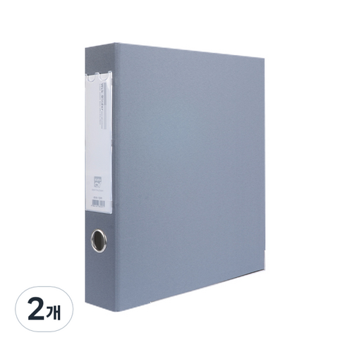 알파 웹D링 바인더 A4 3공 5cm AB949-7, 회색, 2개