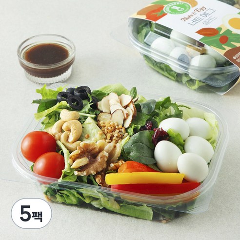 그린래빗 너트 에그 샐러드, 210g, 5팩