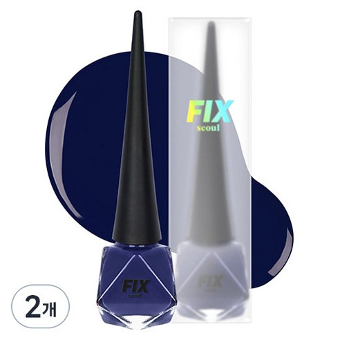 픽스서울 네일라커 매니큐어, 06 단청 너머 하늘, 8ml, 2개