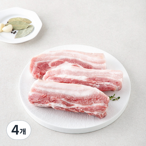 곰곰 한돈 오겹살 수육용 (냉장), 4개, 1kg