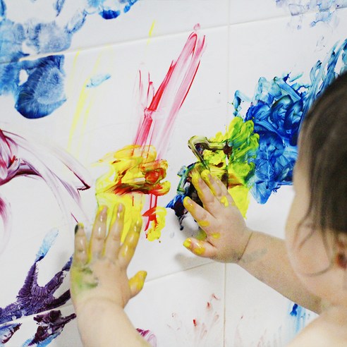 아이들을 위한 창의력과 미술 감각을 키우는 놀이용 페인트