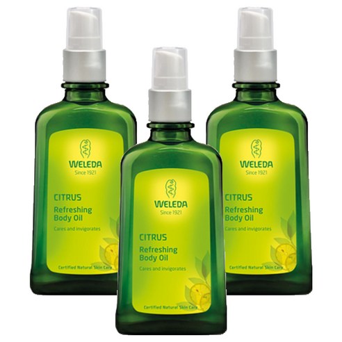 벨레다 시트러스 리프레싱 바디 오일, 100ml, 3개