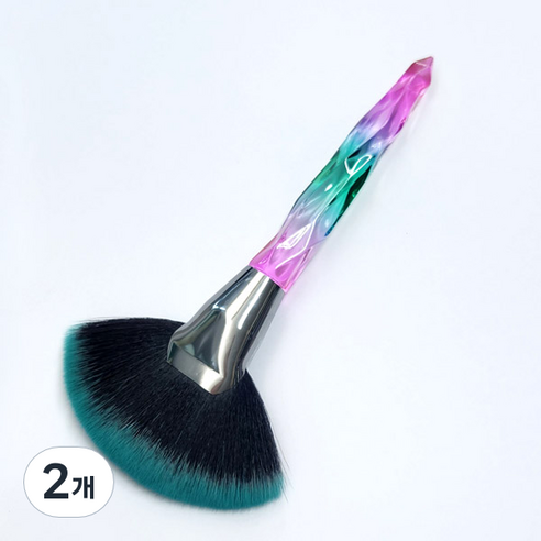 카카스 풍성모 크리스탈 더스트브러쉬 KN-B30, 혼합색상(KN-B3081), 2개