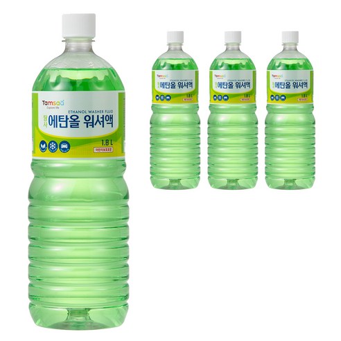 탐사 에탄올 워셔액, 1.8L, 4개 1.8L × 4개 섬네일