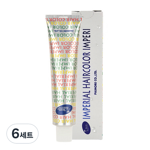 파이모아 임페리얼 헤어 컬러 염색약 1제 90g, GN-6, 6개