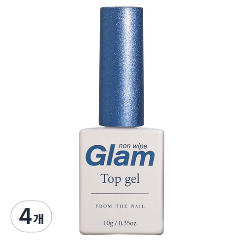 프롬더네일 GLAM TOP 젤네일, 4개, 10g