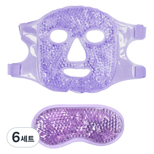 탑피아 시원한 쿨 안대 퍼플 세트, 6세트