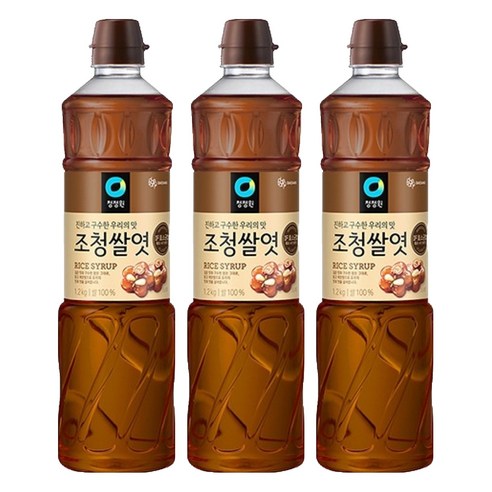 청정원 조청쌀엿, 1.2kg, 3개