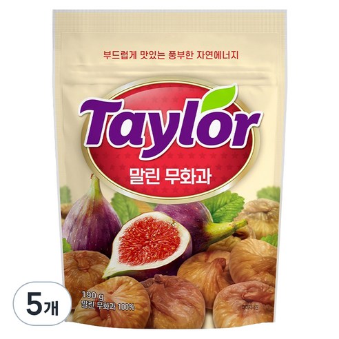 테일러 말린무화과, 190g, 5개