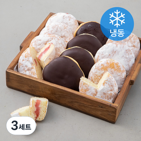 디엔비 도넛 멀티팩 A타입 12개 (냉동), 760g, 3세트