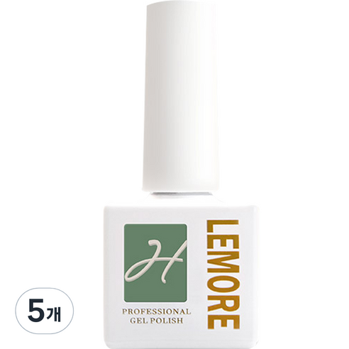 르모어 유리알광택 논와이프 탑젤, High, 10ml, 5개