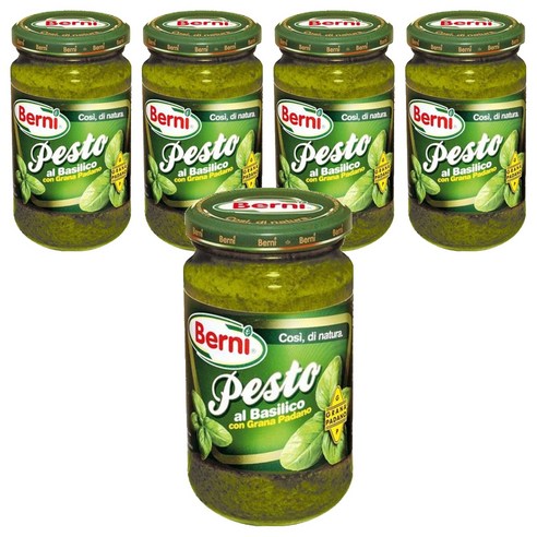 Berni 바질 페스토, 195g, 5개
