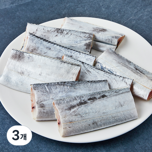 제주 손질 갈치 대 2마리 (해동), 3개, 450g