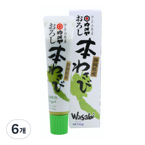카메야 본 와사비, 6개, 42g