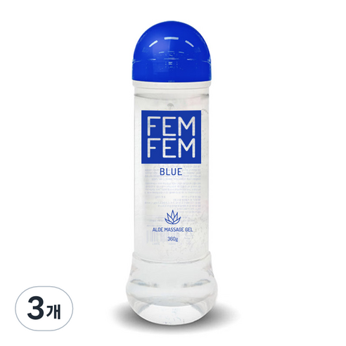 펨펨 블루 알로에 마사지 젤, 360g, 3개