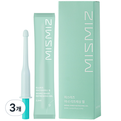 미스미즈 이너 리프레싱 젤 여성청결제 5개입, 11ml, 3개