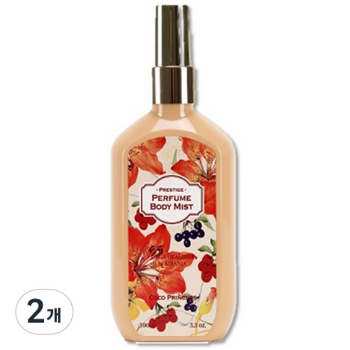 올가힐링스 퍼퓸 바디미스트 코코프린세스향, 100ml, 2개