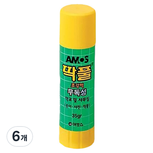 아모스 딱풀, 35g, 6개