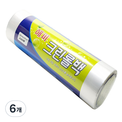 우진크린라이프 해피 크린 롤백, 6개