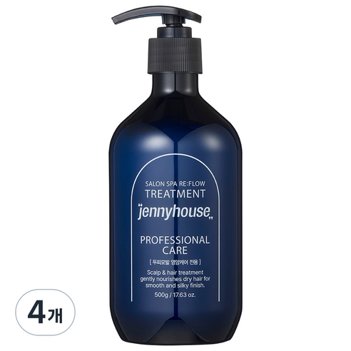 제니하우스코스메틱 살롱스파 리플로우 헤어트리트먼트, 500g, 4개