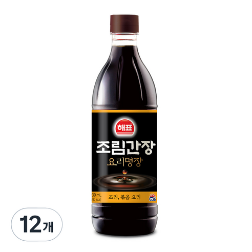 해표 조림간장, 930ml, 12개