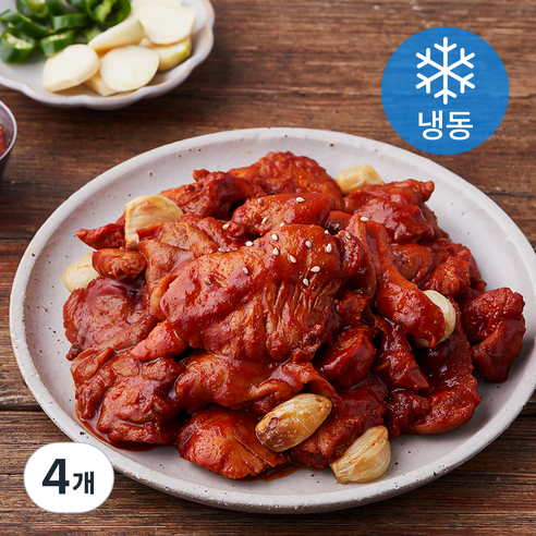 마니커 연탄 닭불고기 매운맛 (냉동), 500g, 4개