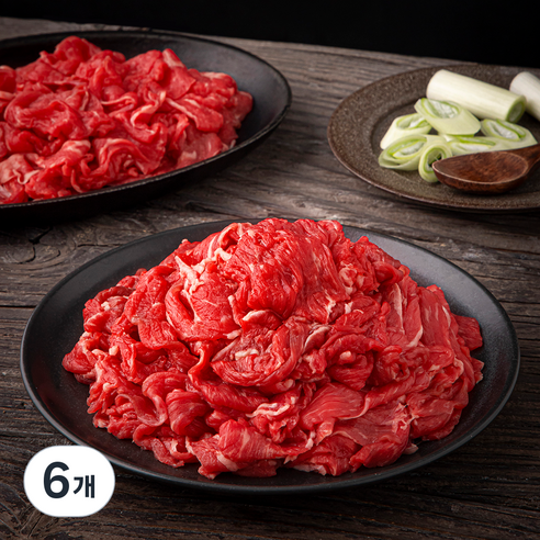 호주산 앞다리 메가 불고기용 (냉장), 800g, 6개