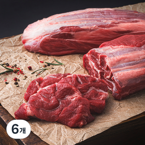 혜성 미국산 리테일팩 소아롱사태 (냉장), 6개, 1.2kg