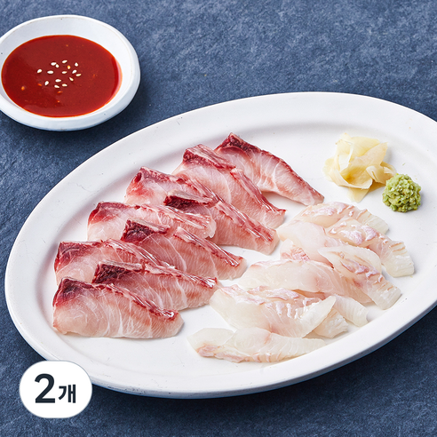 맛있는 광어 숭어회 (냉장), 200g, 2개