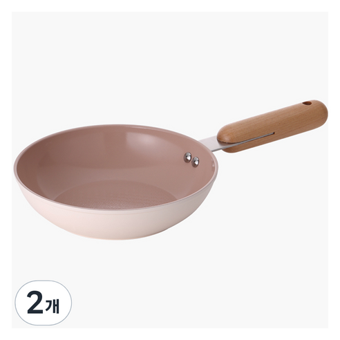 네오플램 인덕션 쉐프마스터 에어리 IH 경량 프라이팬 375mm, 20cm, 2개