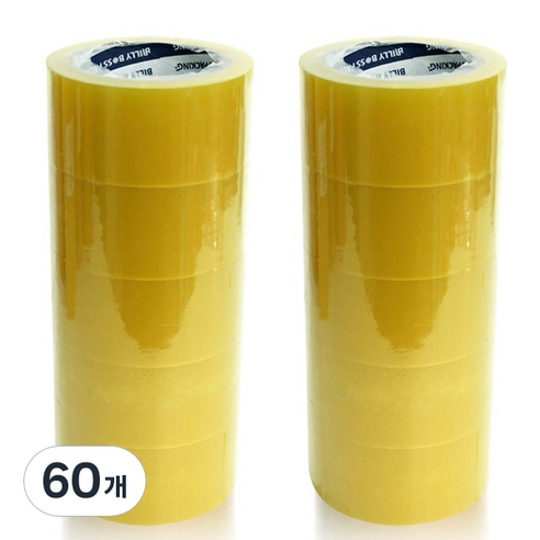 빅드림 THE 튼튼한 경포장용 박스테이프 48mm x 40m, 투명, 60개