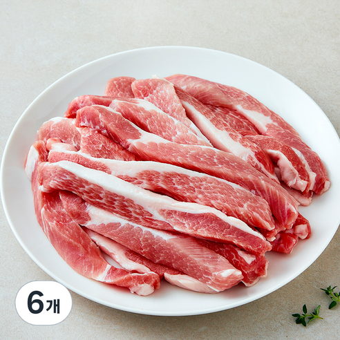 캐나다산 등심덧살 구이용 (냉장), 6개, 600g