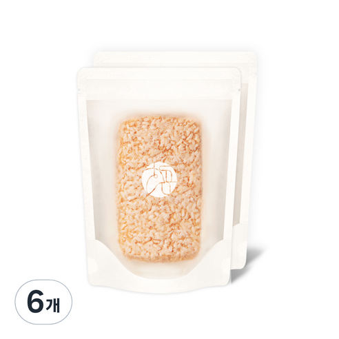 우리곡간 현미 누룽지, 120g, 6개