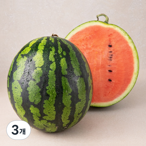 당도선별 수박, 4kg미만, 3개