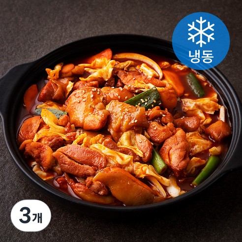 꿀맛나는세상 춘천식 양념 닭갈비 (냉동), 500g, 3개
