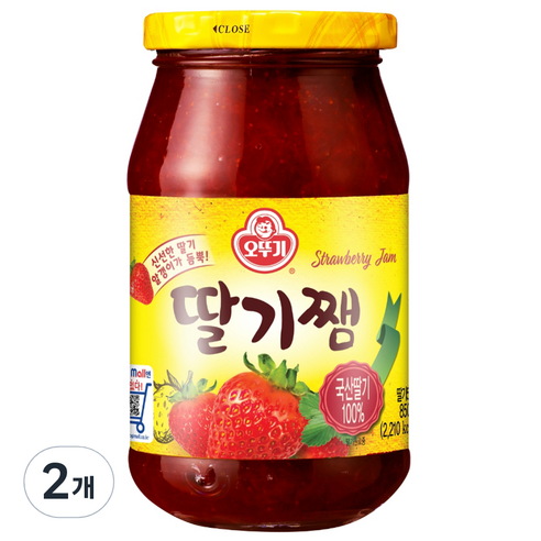 오뚜기 딸기쨈: 달콤하고 상쾌한 과일의 맛을 즐기세요