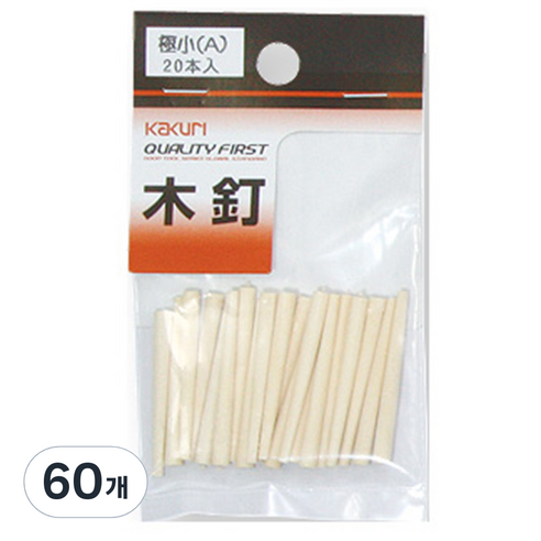 가쿠리 나무못 Extra Small A 35mm 54115, 60개