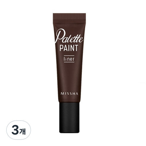 미샤 팔레트 페인트 젤 라이너 6g, 브라운, 3개