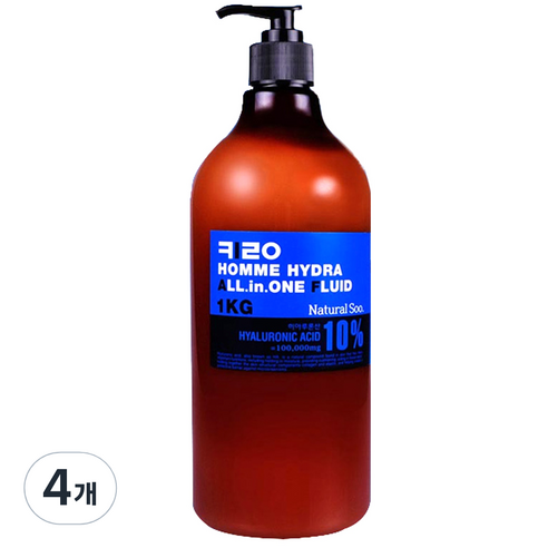 내추럴수 키로 옴므 하이드라 올인원 플루이드, 1000g, 4개